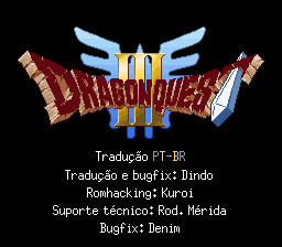 Dragon Quest III (SNES) (PTBR)