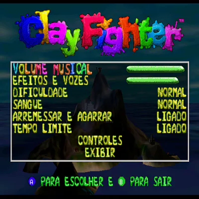 ClayFighters 63 PTBR N64